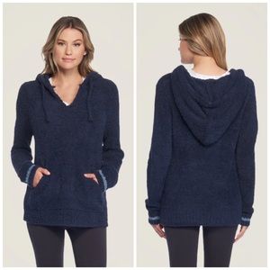 Barefoot dreams | 2-Med | baja cozychic pullover hoodie indigo/dusk stripe